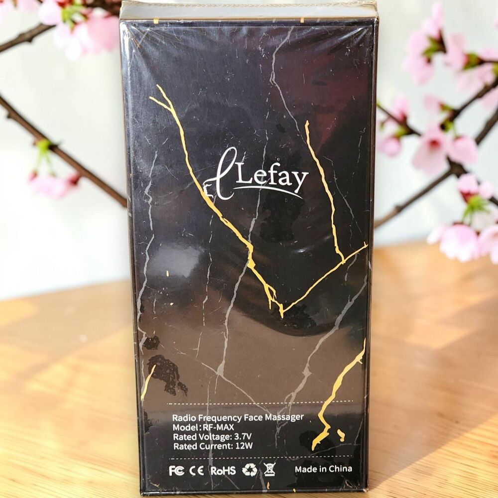 Lefay RF-MAX Radio Frequency Face Massager Skin Tightening Device New Sealed